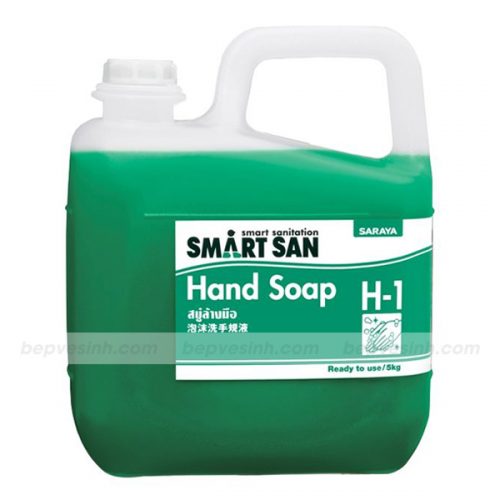 Nước rửa tay diệt khuẩn không mùi Smartsan H1